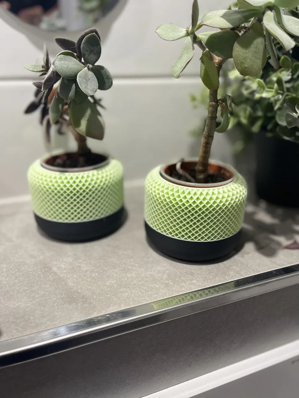 "Modern File Dokulu Saksılar – Doğanın Estetiğini Yeniden Tanımlayın! 🌿✨"